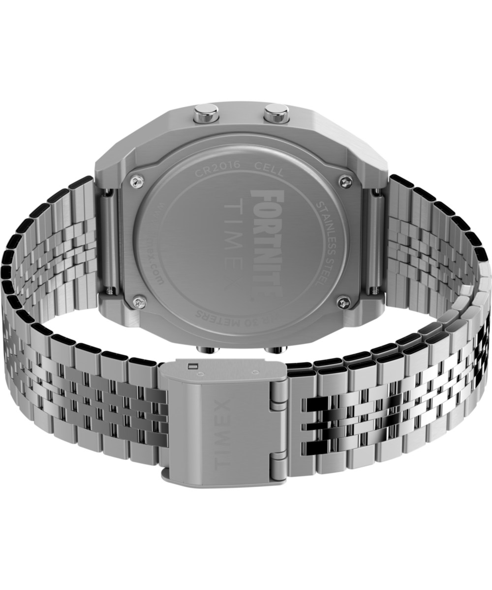 Timex x Fortnite T80 36mm Stainless Steel Bracelet Watch
