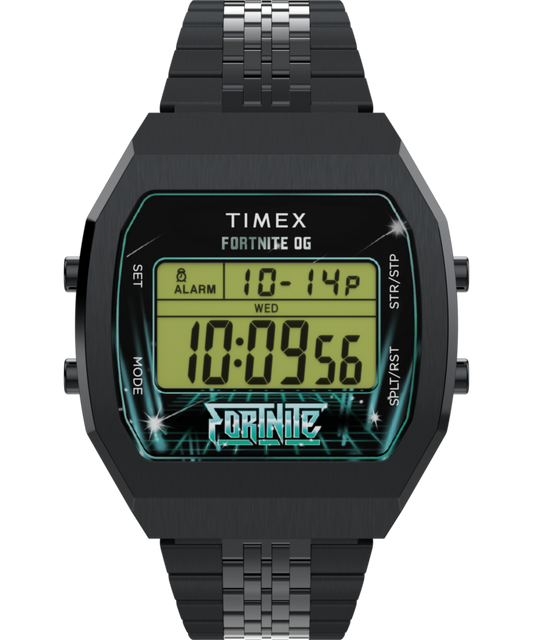 Timex x Fortnite T80 36mm Stainless Steel Bracelet Watch