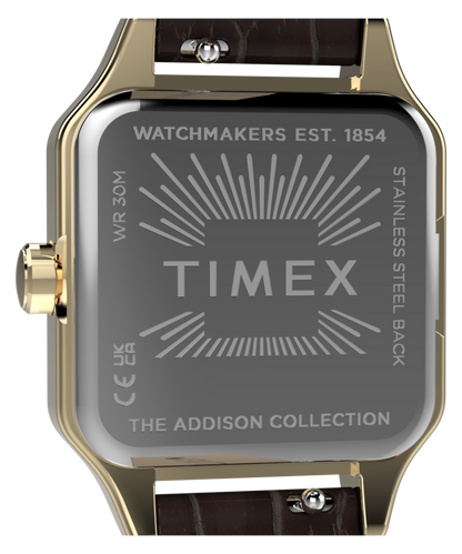 Addison 23mm Leather Strap Watch