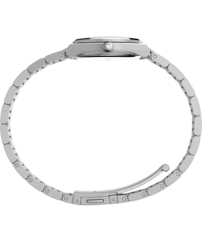 Q Timex Continental Mini 24mm Stainless Steel Bracelet Watch