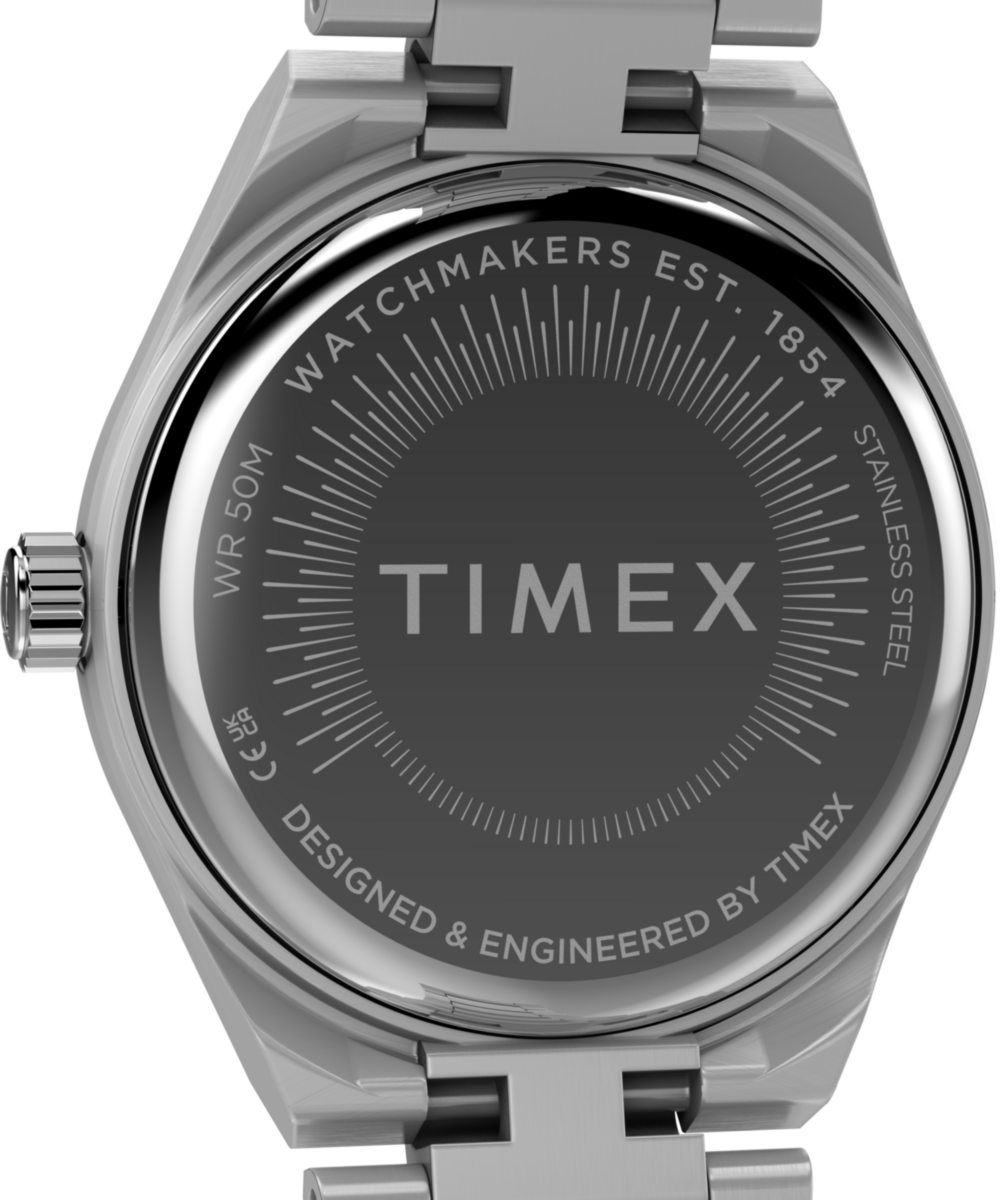 Q Timex Continental Mini 24mm Stainless Steel Bracelet Watch