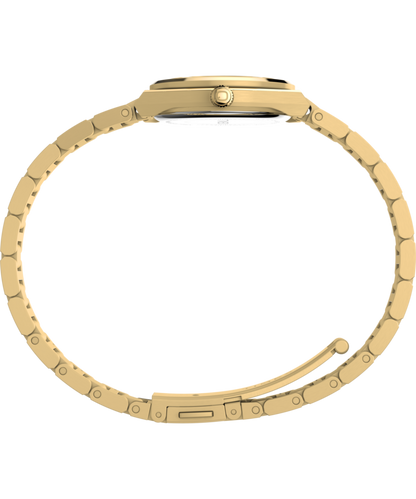 Q Timex Continental Mini 24mm Stainless Steel Bracelet Watch