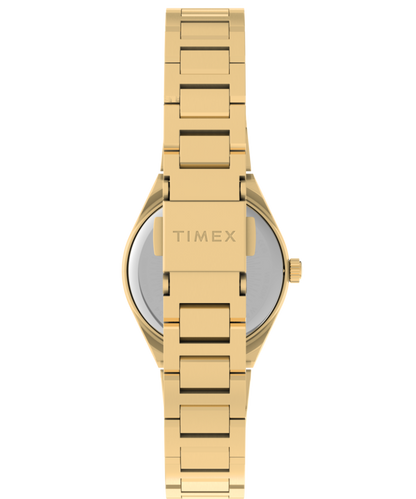 Q Timex Continental Mini 24mm Stainless Steel Bracelet Watch