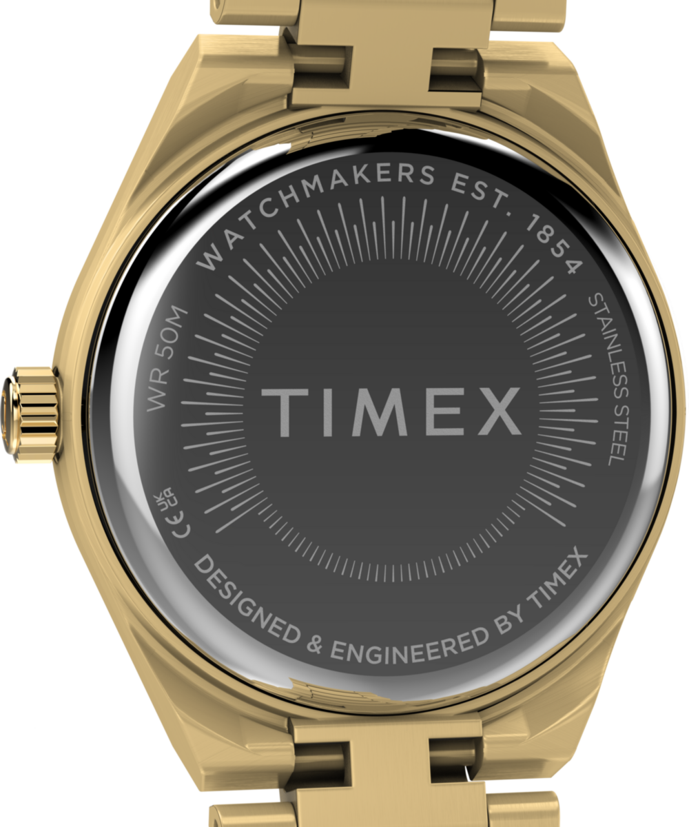 Q Timex Continental Mini 24mm Stainless Steel Bracelet Watch