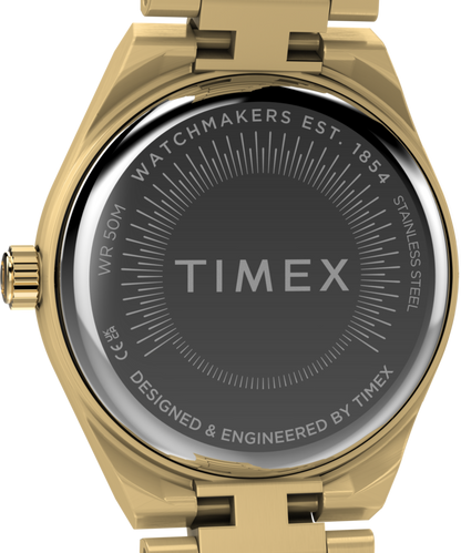 Q Timex Continental Mini 24mm Stainless Steel Bracelet Watch