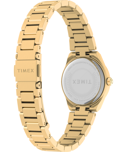 Q Timex Continental Mini 24mm Stainless Steel Bracelet Watch