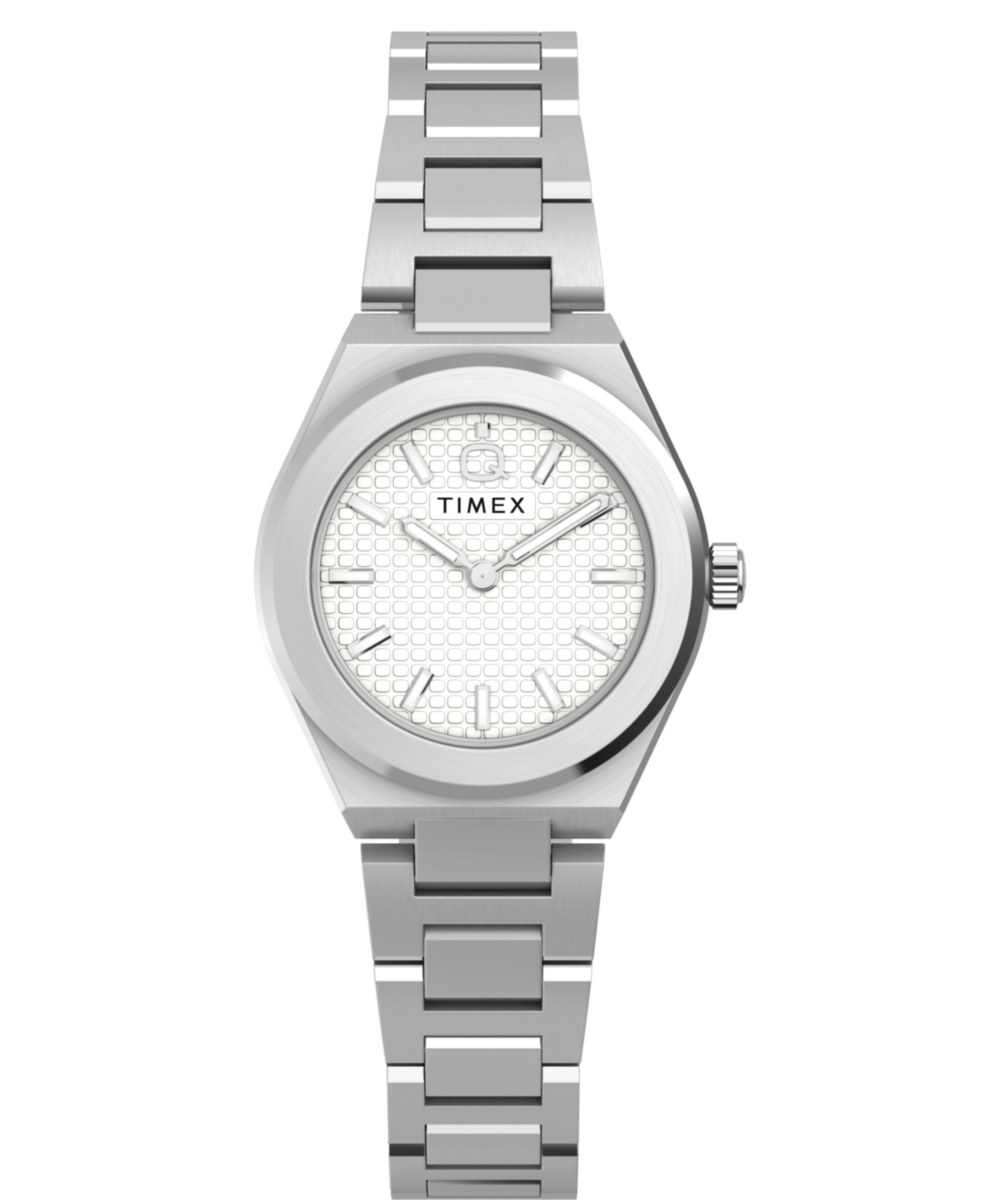 Q Timex Continental Mini 24mm Stainless Steel Bracelet Watch