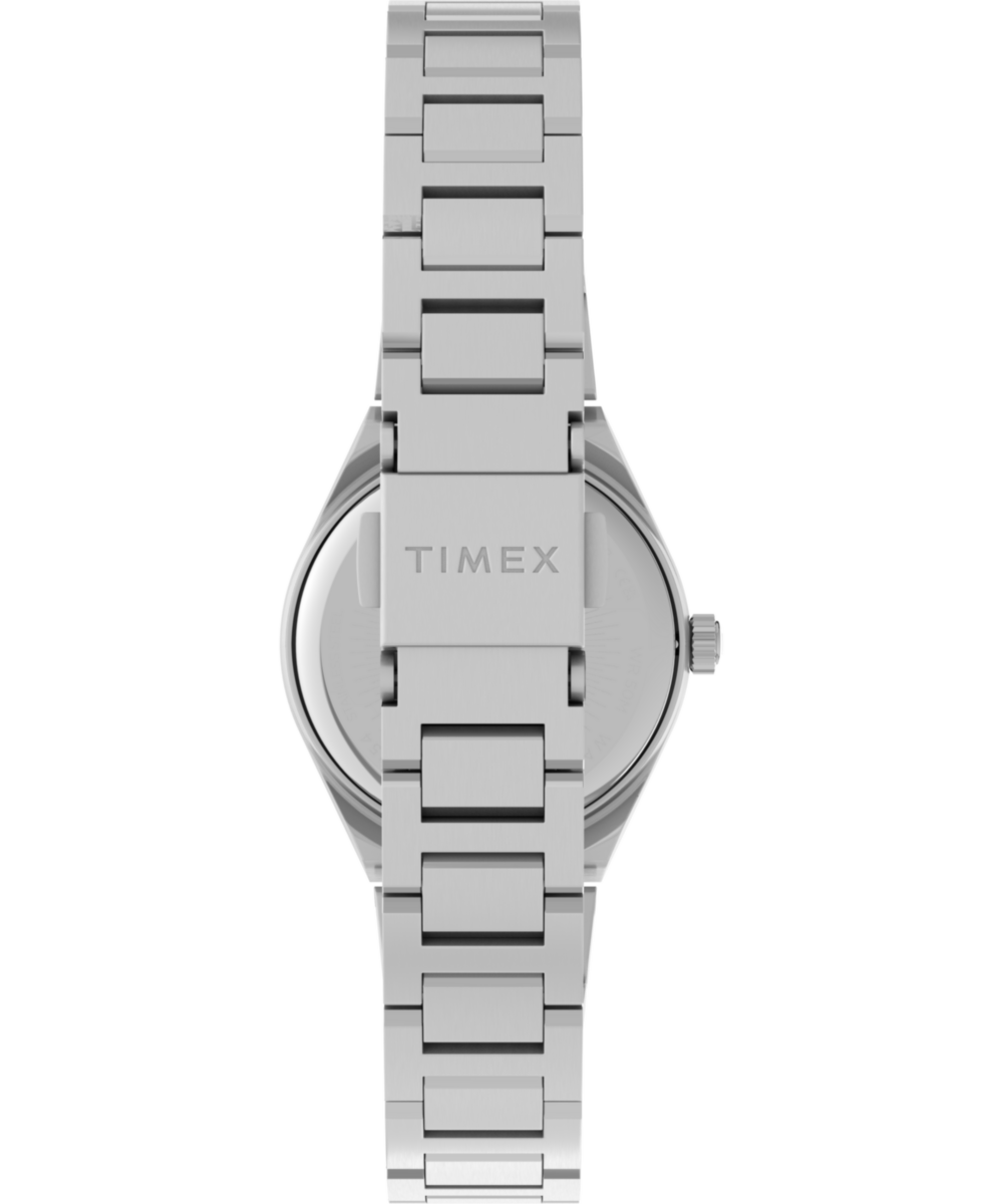 Q Timex Continental Mini 24mm Stainless Steel Bracelet Watch