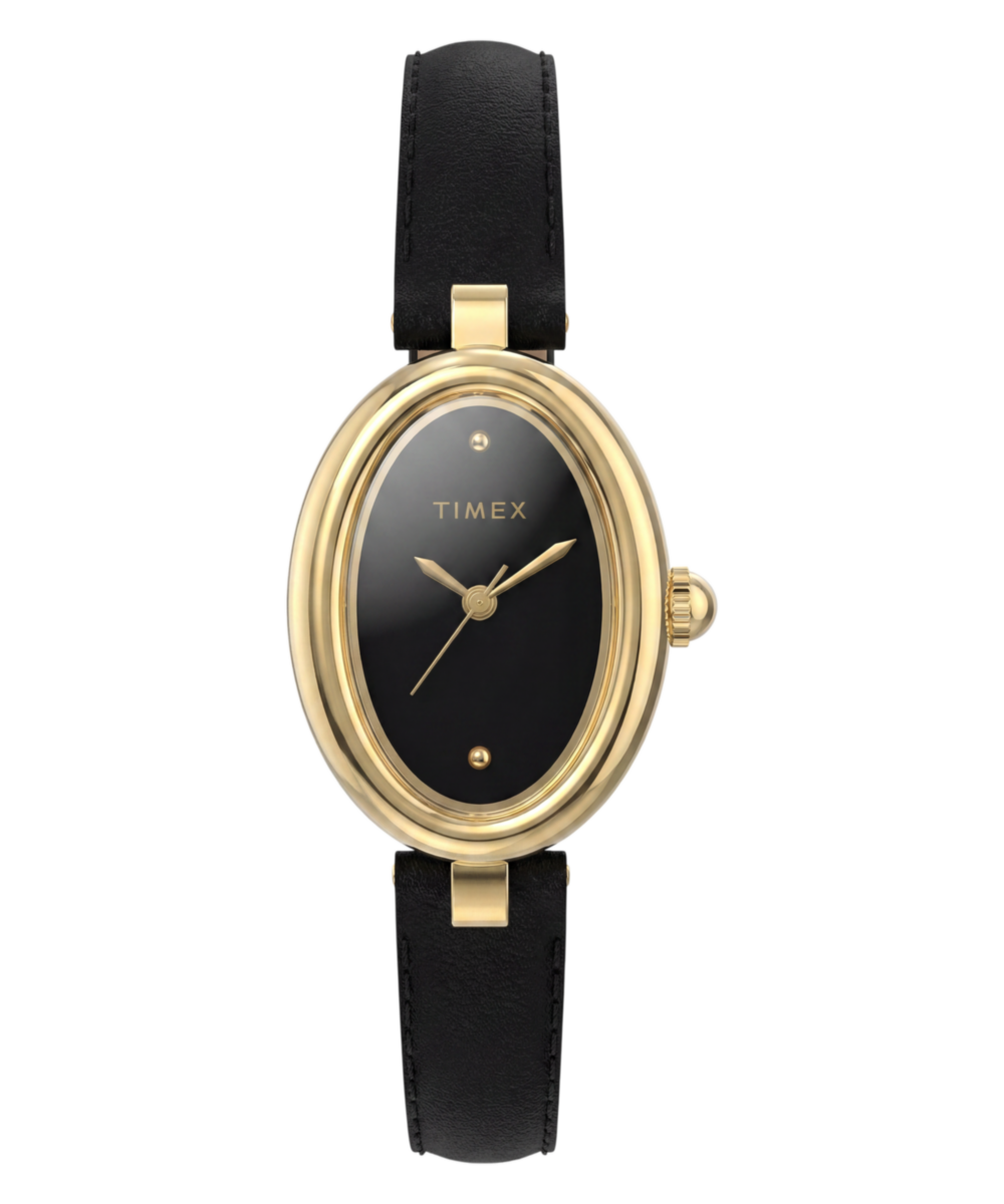 Cavatina Luxe 22mm Leather Strap Watch