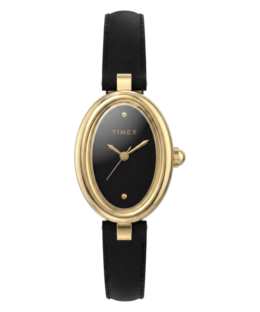 Cavatina Luxe 22mm Leather Strap Watch