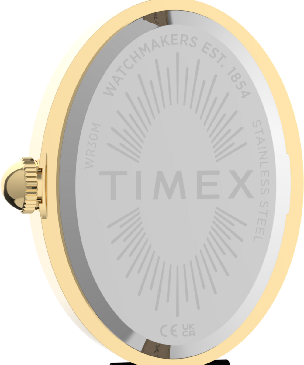 Cavatina Luxe 22mm Leather Strap Watch