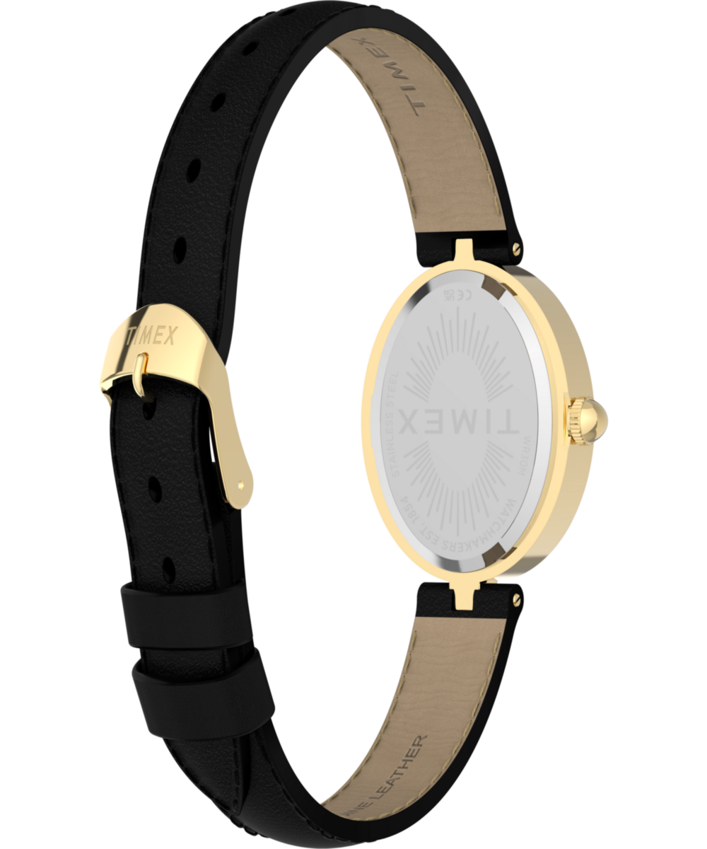Cavatina Luxe 22mm Leather Strap Watch