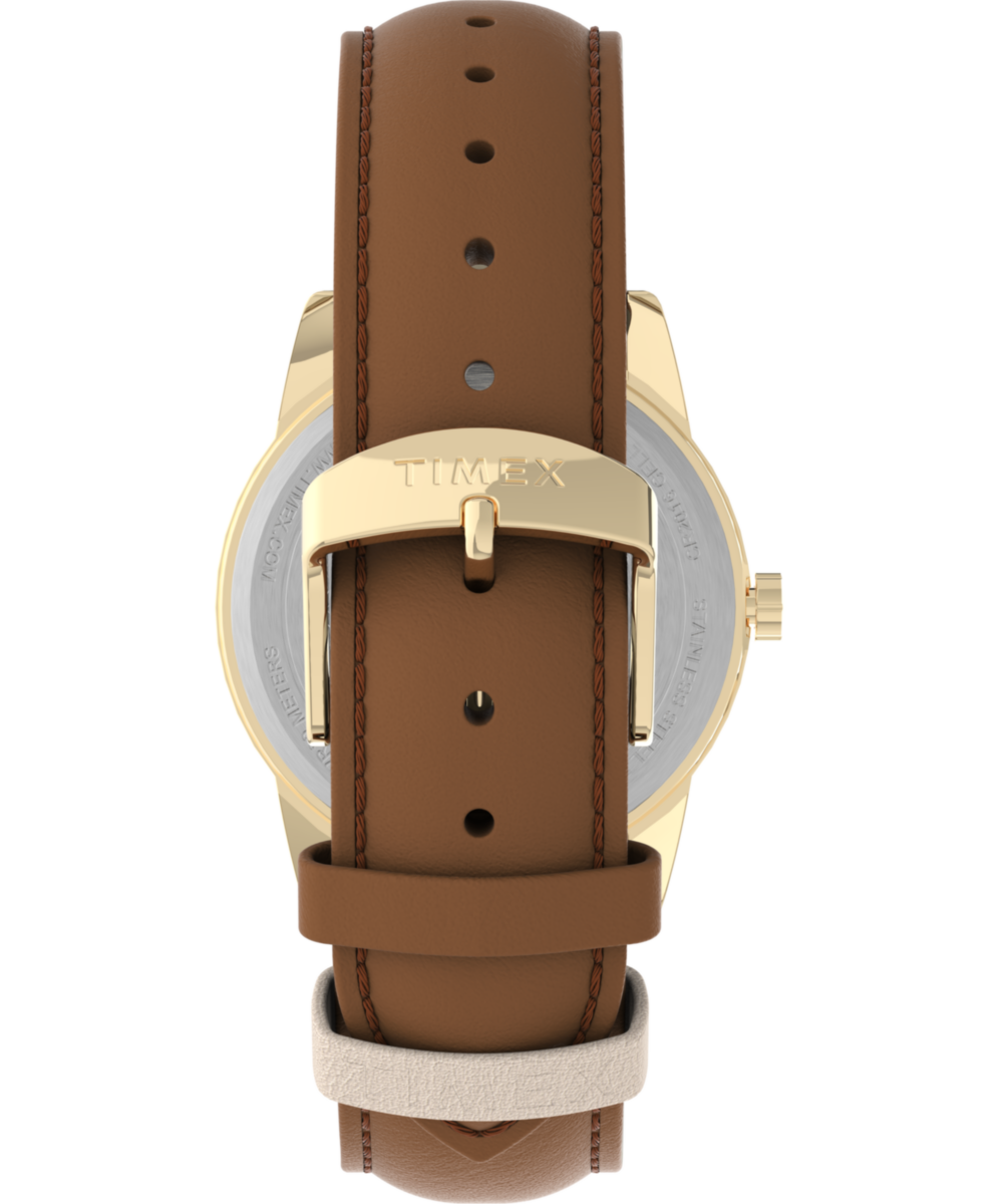 Easy Reader Color Pop 38mm Leather Strap Watch