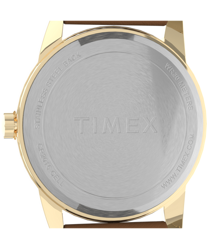 Easy Reader Color Pop 38mm Leather Strap Watch