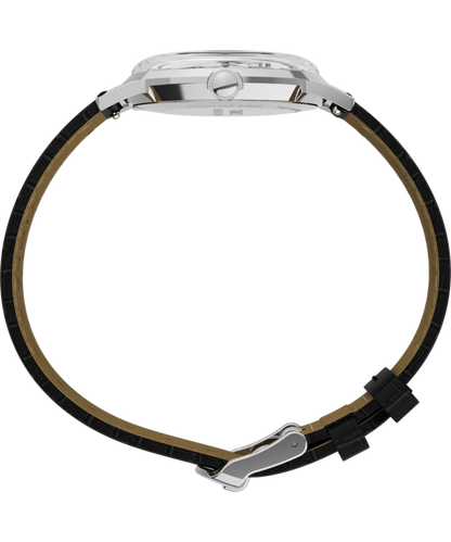 Marlin Quartz 34mm Leather Strap Watch