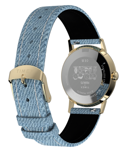 Peanuts x Timex Marlin 1965 Reissue Inspired Snoopy Tennis 34mm Fabr
