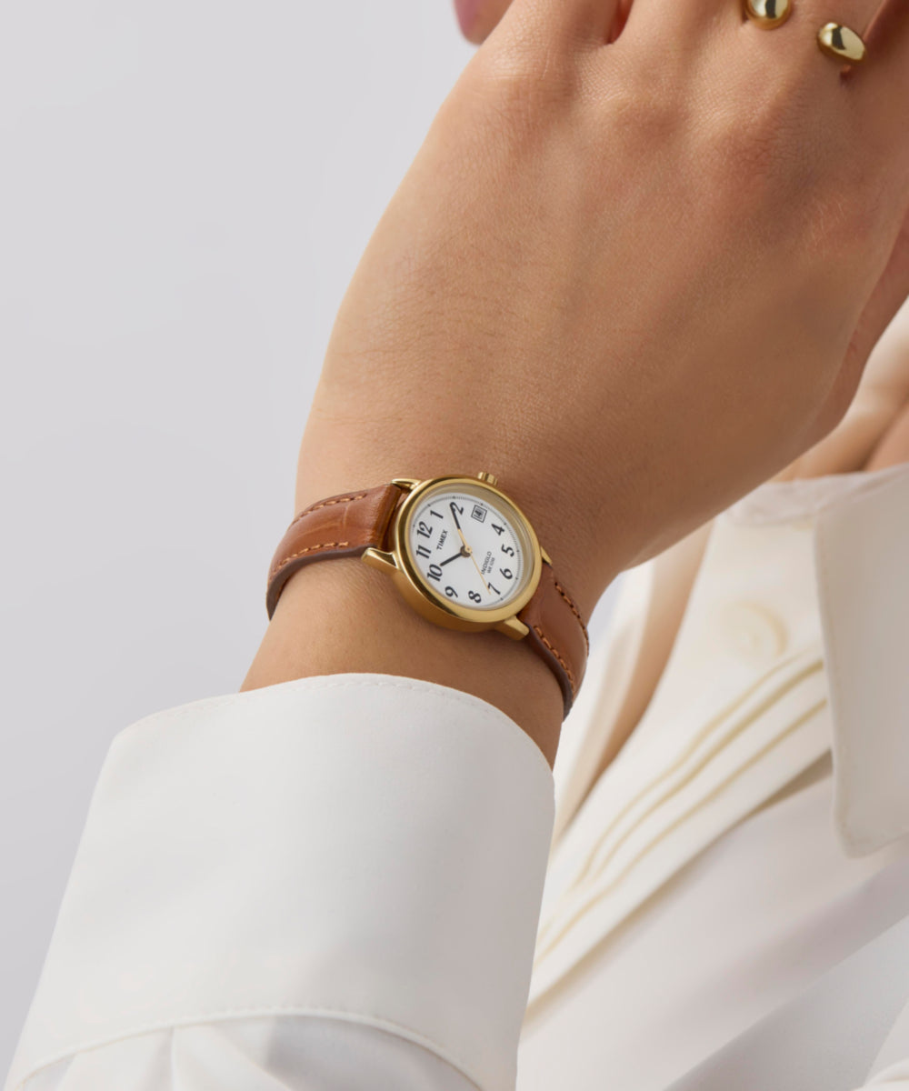 Easy Reader 25mm Leather Strap Watch