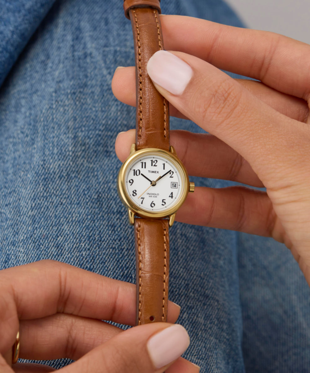 Easy Reader 25mm Leather Strap Watch