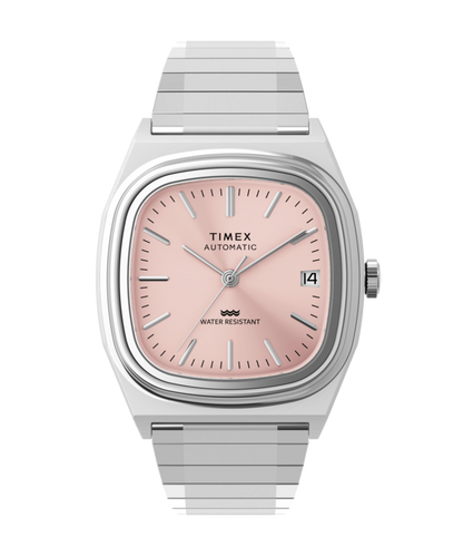 Timex Automatic 1983 E Line 34mm Stainless Steel Expansion Band Watch