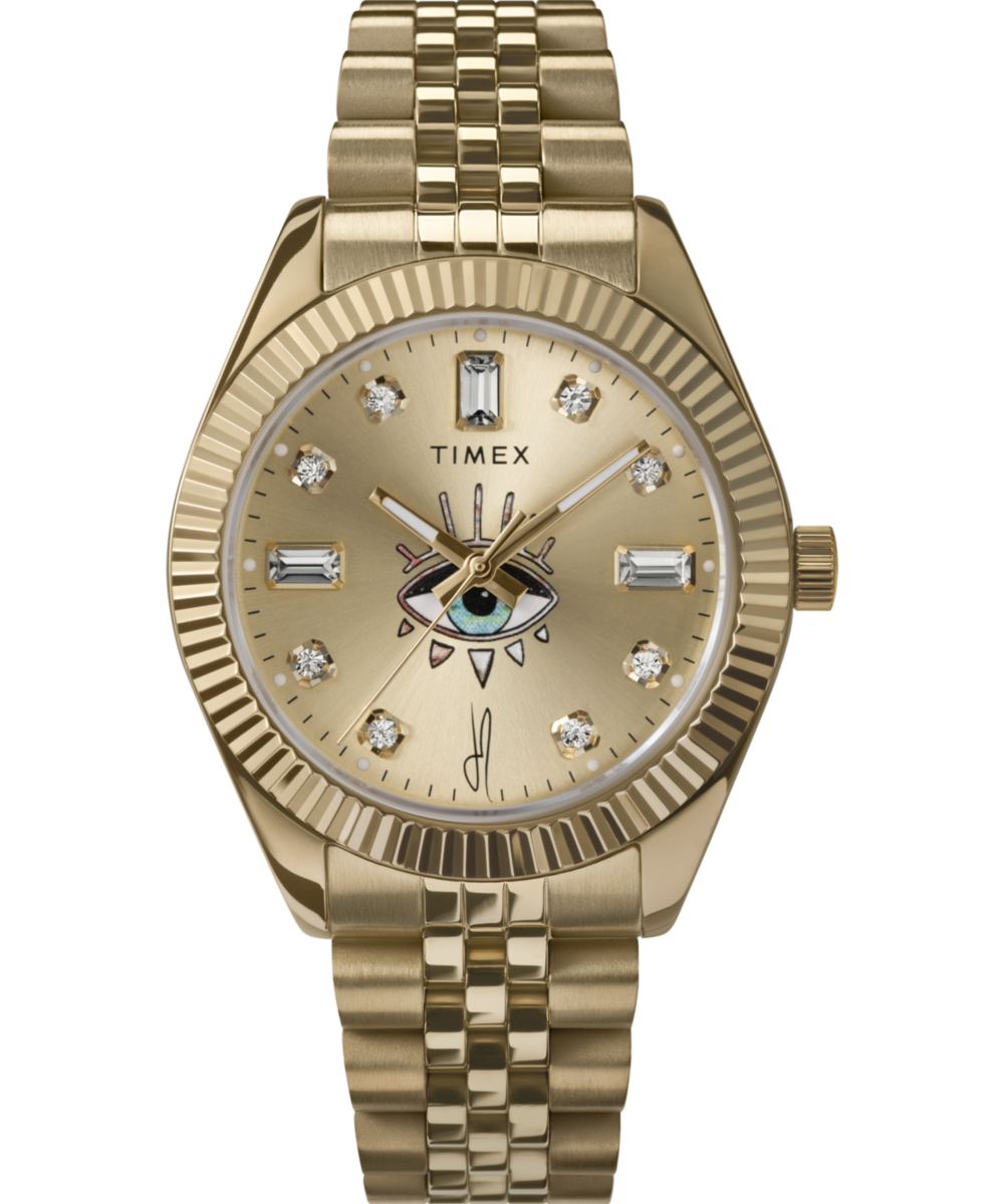 Timex x Jacquie Aiche Allure 36mm Stainless Steel Bracelet Watch