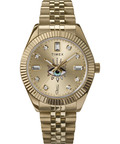 Timex x Jacquie Aiche Allure 36mm Stainless Steel Bracelet Watch