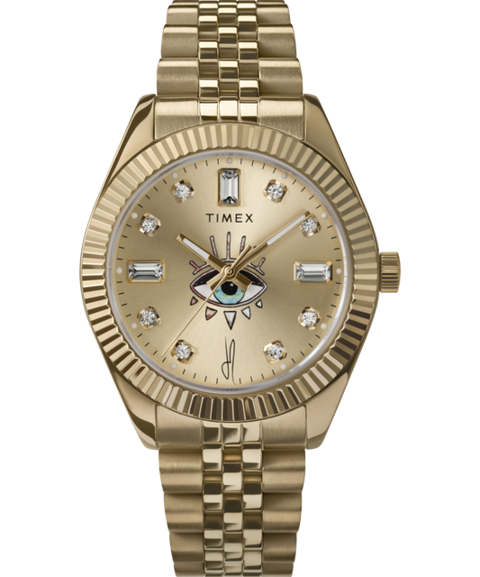 Timex x Jacquie Aiche Allure 36mm Stainless Steel Bracelet Watch
