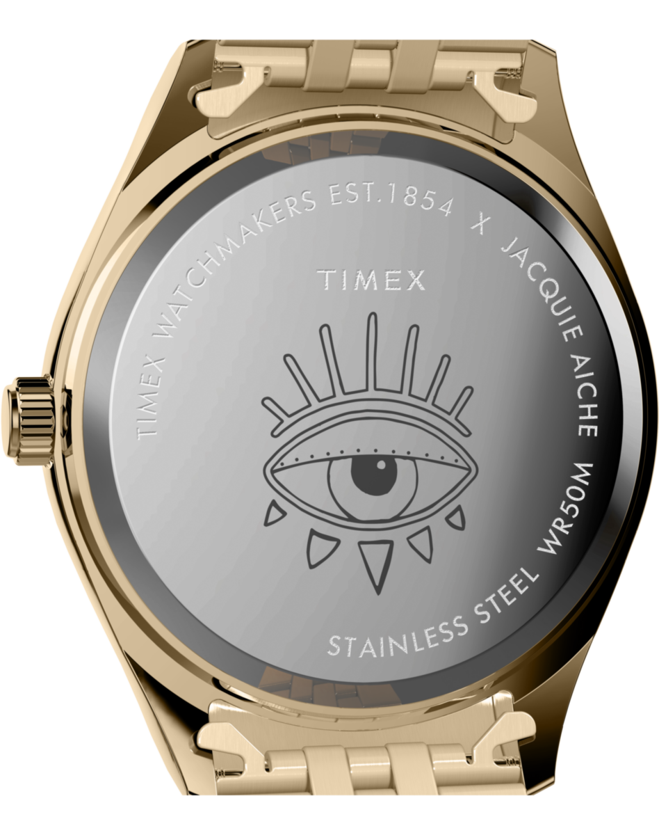 Timex x Jacquie Aiche Allure 36mm Stainless Steel Bracelet Watch
