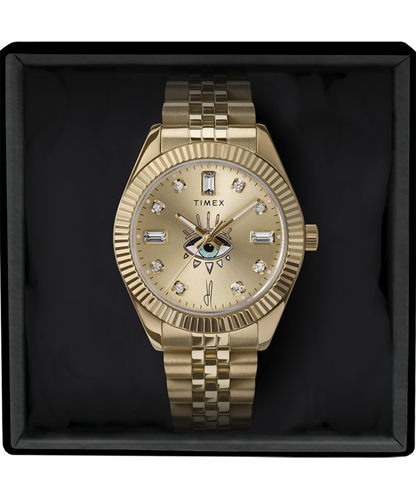 Timex x Jacquie Aiche Allure 36mm Stainless Steel Bracelet Watch