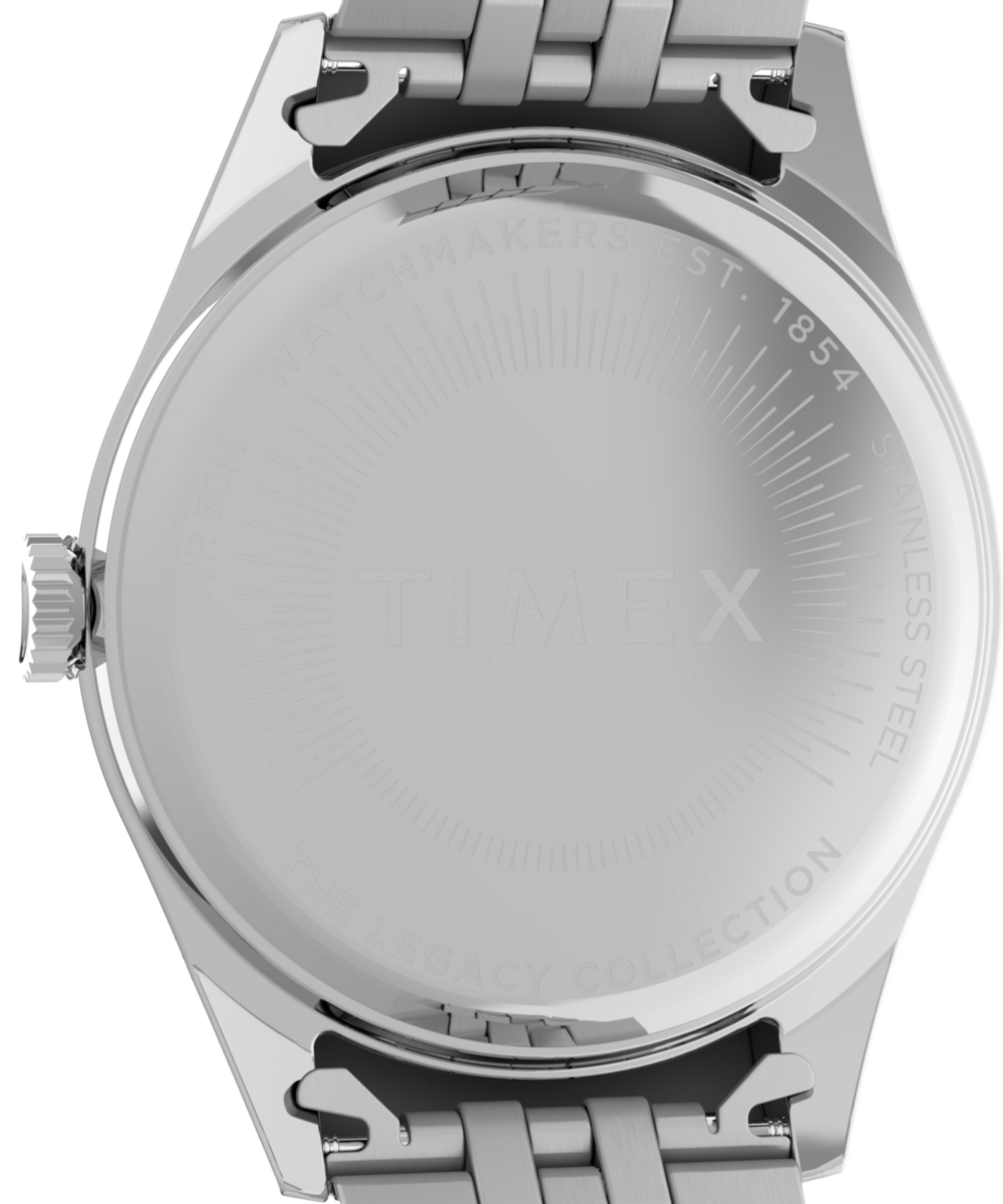 Timex Legacy Day and Date 36mm Stainless Steel Bracelet Watch