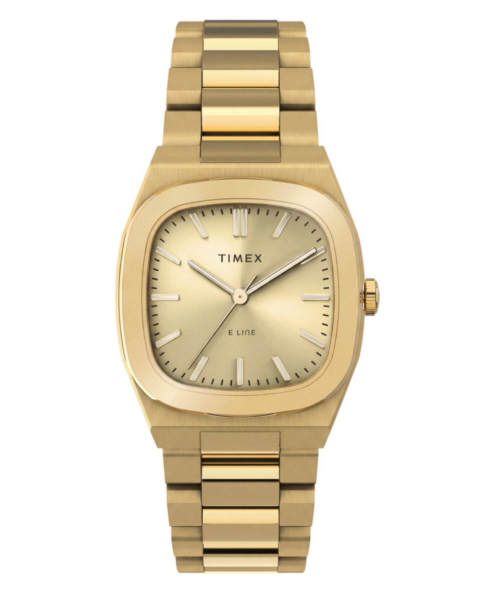 Timex Quartz E Line 30mm Stainless Steel Bracelet Watch
