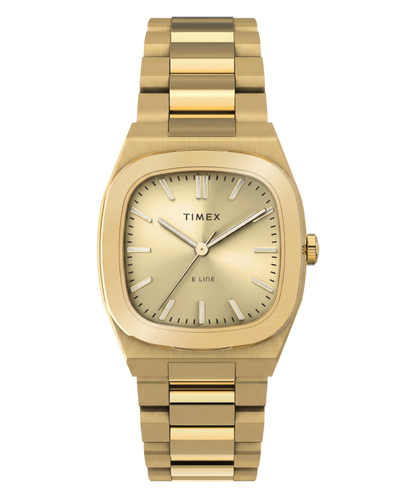 Timex Quartz E Line 30mm Stainless Steel Bracelet Watch