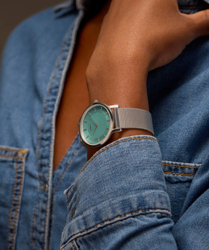 Transcend 34mm Stainless Steel Bracelet Watch