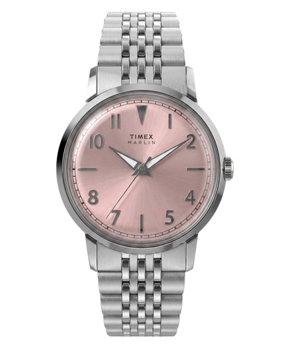 Marlin Quartz 34mm Stainless Steel Bracelet Watch