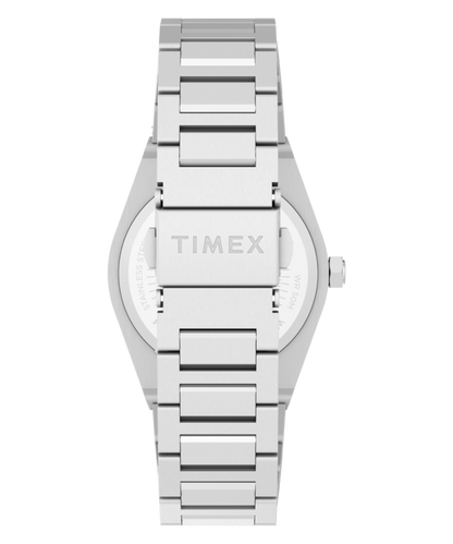 Q Timex Marbella 34mm Stainless Steel Bracelet Watch