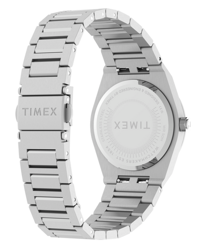 Q Timex Marbella 34mm Stainless Steel Bracelet Watch
