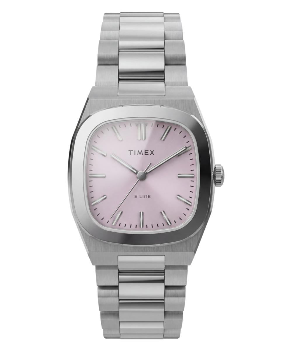 Timex Quartz E Line 30mm Stainless Steel Bracelet Watch