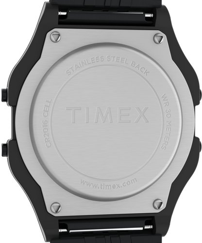 Timex T80 34mm Stainless Steel Bracelet Watch