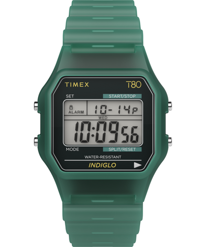 Timex T80 34mm Resin Strap Watch