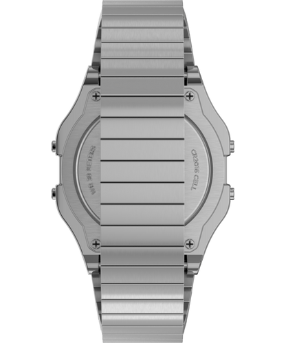 Timex T80 34mm Stainless Steel Expansion Band Watch
