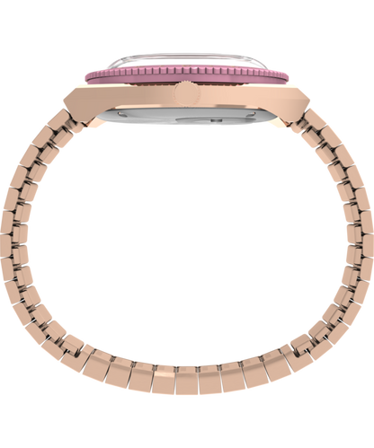 Peanuts Q Timex In Bloom 36mm Stainless Steel Expansion Band Watch