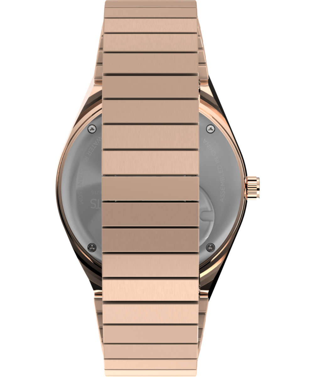 Peanuts Q Timex In Bloom 36mm Stainless Steel Expansion Band Watch