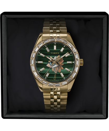Timex Legacy x Jacquie Aiche Malachite Tribe Eye 36mm Watch