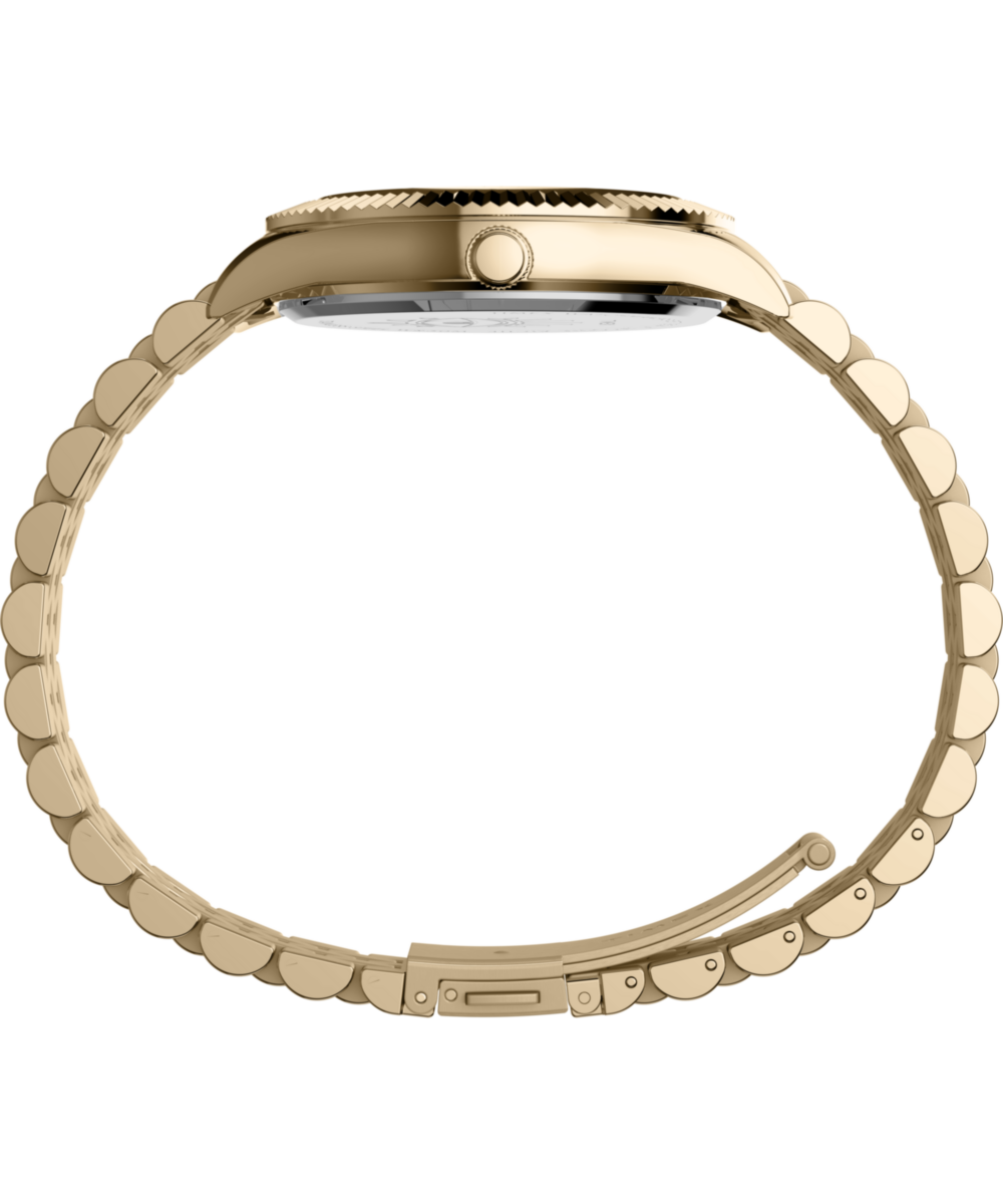 Timex Legacy x Jacquie Aiche Gold Sunray Dial with Tribe Eye 36mm Watc