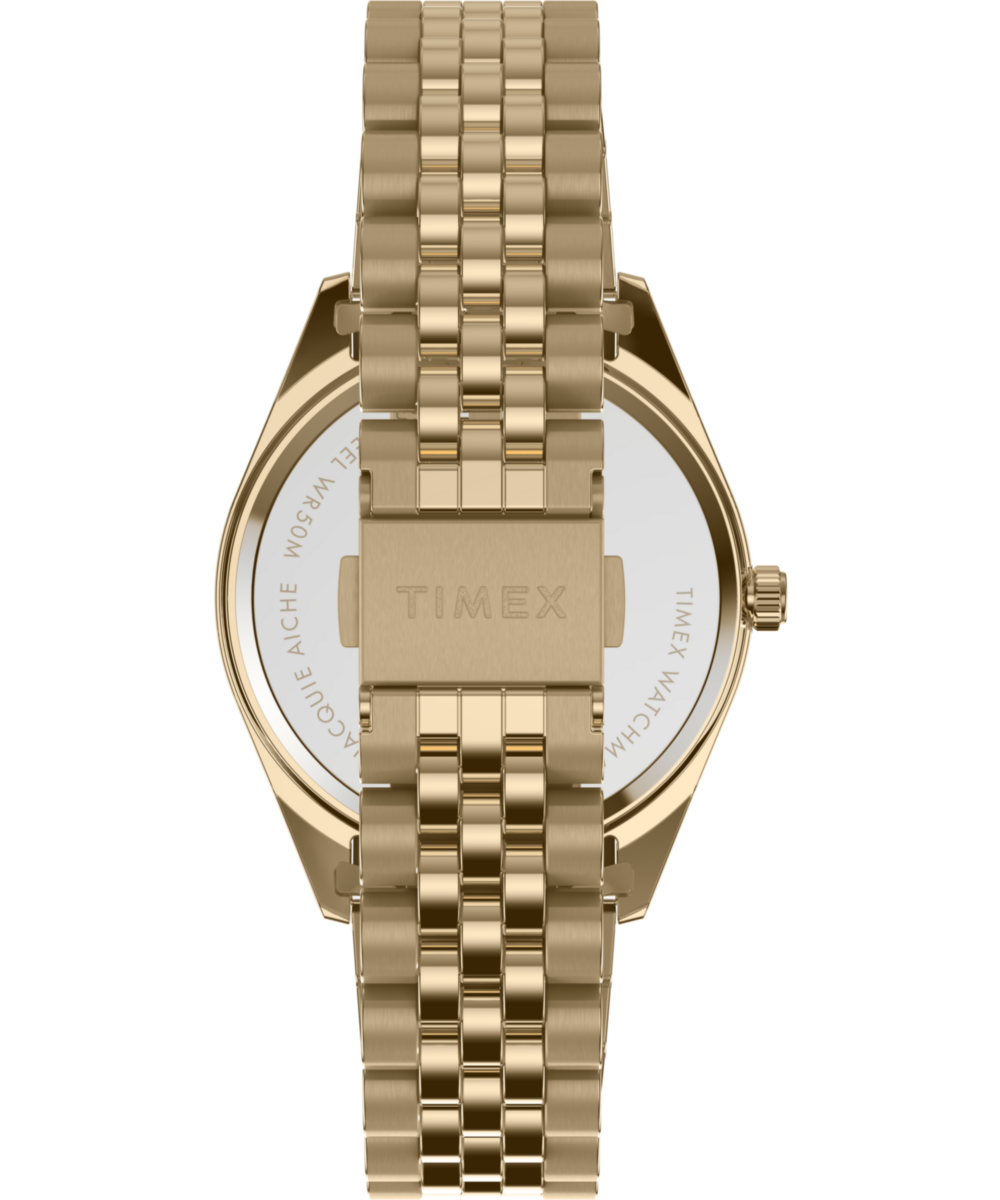 Timex Legacy x Jacquie Aiche Gold Sunray Dial with Tribe Eye 36mm Watc