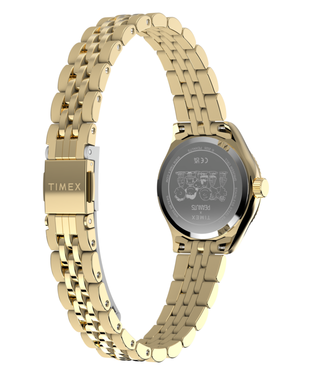 Peanuts x Timex Legacy Mini Heart Hug 25mm Stainless Steel Bracelet Wa
