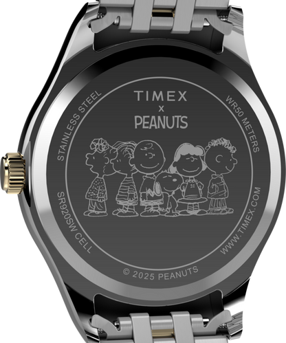 Peanuts x Timex Legacy Bowtie 34mm Stainless Steel Bracelet Watch