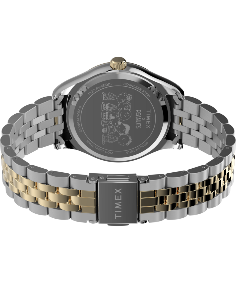 Peanuts x Timex Legacy Bowtie 34mm Stainless Steel Bracelet Watch