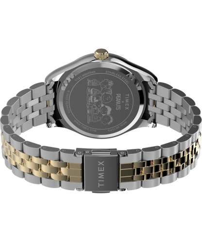 Peanuts x Timex Legacy Bowtie 34mm Stainless Steel Bracelet Watch