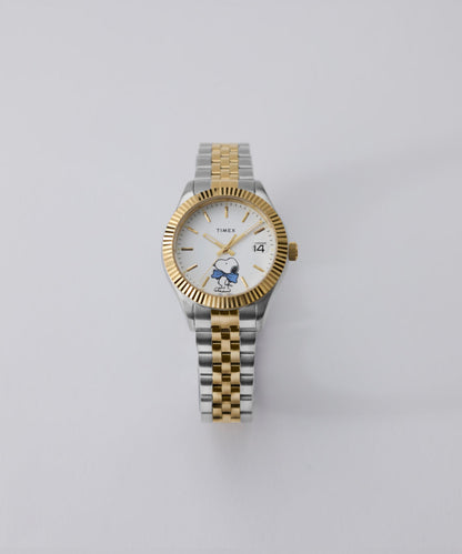Peanuts x Timex Legacy Bowtie 34mm Stainless Steel Bracelet Watch