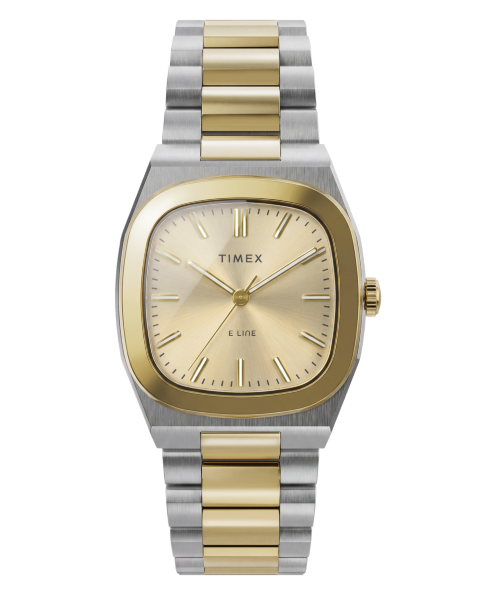 Timex Quartz E Line 30mm Stainless Steel Bracelet Watch